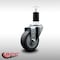 Service Caster 3.5'' SS Thermoplastic Rubber Wheel Swivel 1-3/8'' Expanding Stem Caster SCC-SSEX20S3514-TPRB-138 - alternate 2